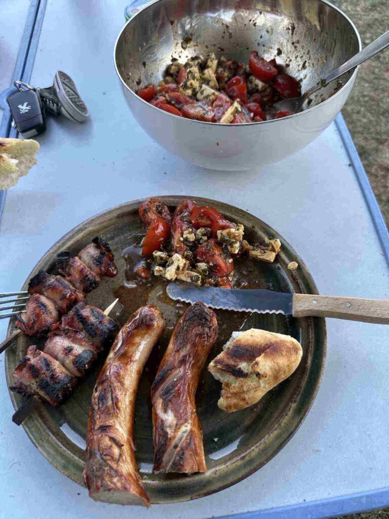 Laacher See 2025 Bild eines Grilltellers